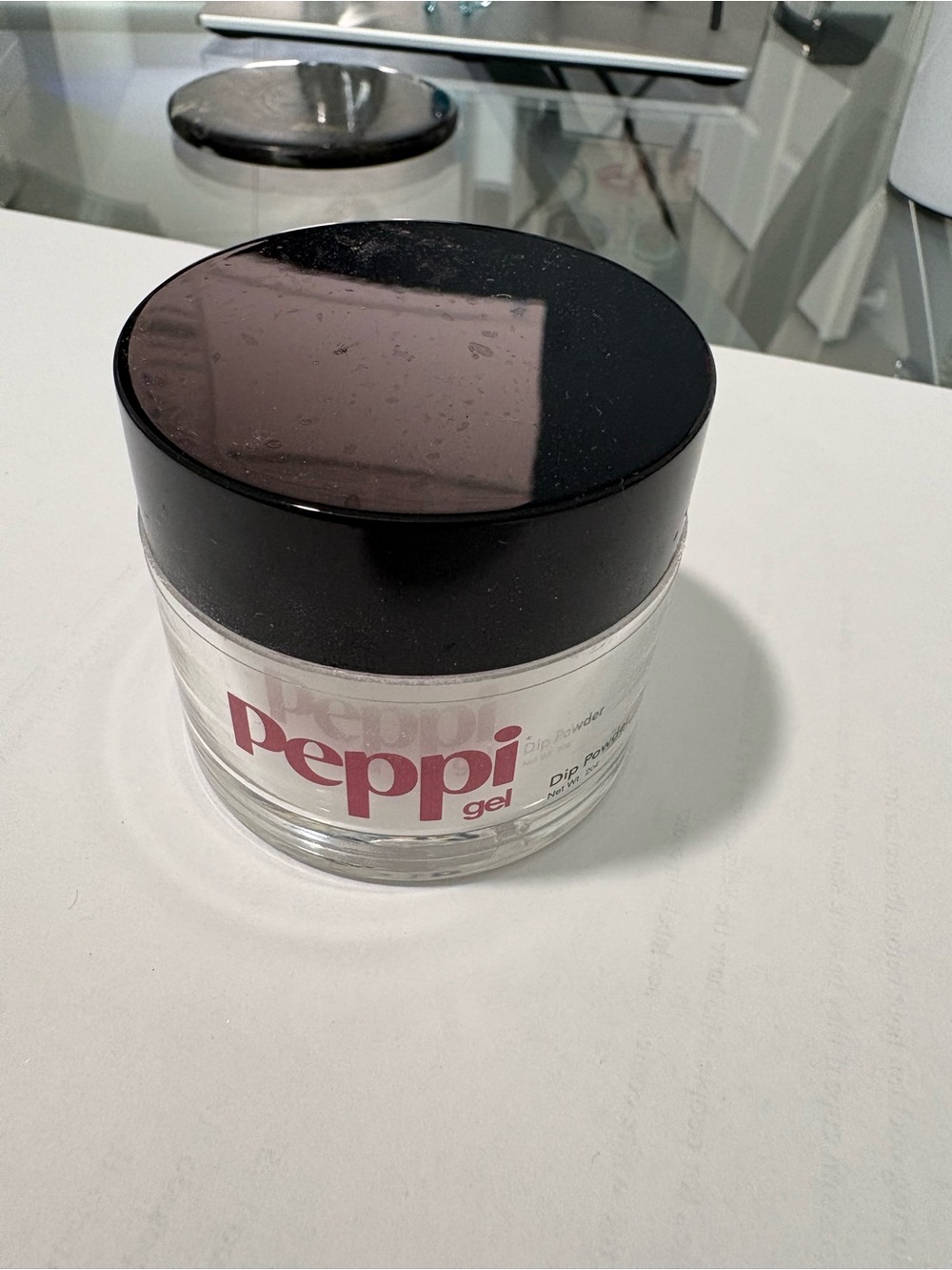Peppi Gel Clear dip nail powder
